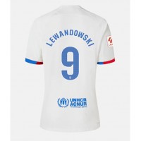 Ženski Nogometni dresi Barcelona Robert Lewandowski #9 Gostujoči 2023-24 Kratek Rokav
